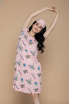 Zivame Toy Story Knit Poly Knee Length Night Dress - Crystal Rose — thumbnail 5